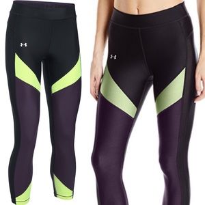 Under Armour Heatgear colour block leggings